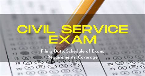 CIVIL SERVICE EXAM .